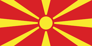 North Macedonia flag